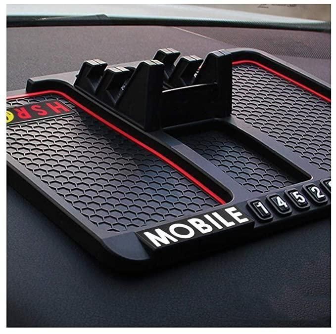 Multi-Purpose Car Dashboard Anti-Slip Mat Mobile Phone Holder GPS Stand - Washable & Reusable