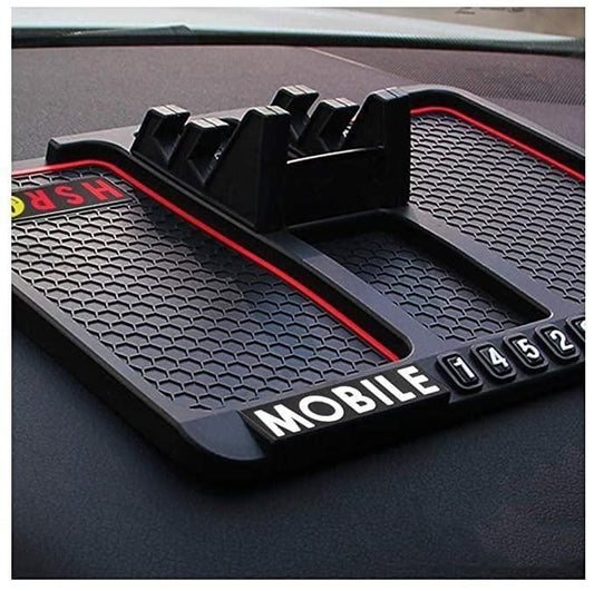 Multi-Purpose Car Dashboard Anti-Slip Mat Mobile Phone Holder GPS Stand - Washable & Reusable