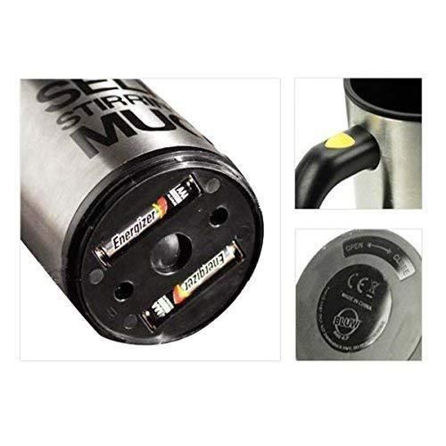 Automatic Self-Stirring Coffee Mug with Lid - Electric Mixing Cup for Tea, Coffee & Protein Shakes (400ml)